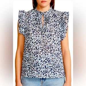 Bb Dakota by Steve Madden flutter sleeve blouse